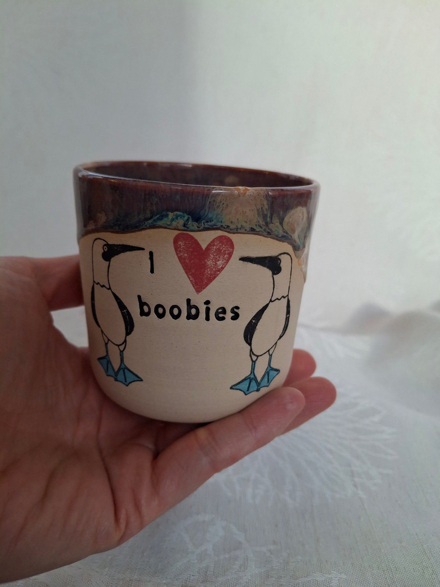 I Love Boobies Cup