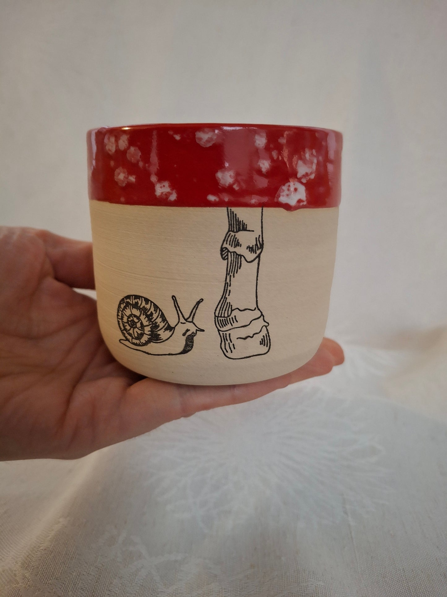 Mushroom & Snail Cup